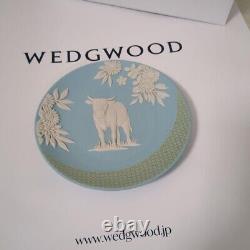 Wedgwood Jasperware Eto 2021 Year Tray Plate Ox Cow Zodiac