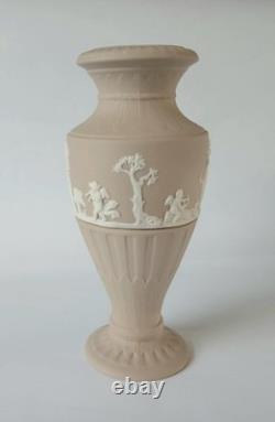 Wedgwood Jasperware Flower Fluted Vase 6 Inch