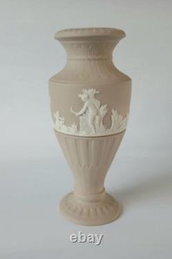 Wedgwood Jasperware Flower Fluted Vase 6 Inch