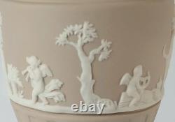 Wedgwood Jasperware Flower Fluted Vase 6 Inch
