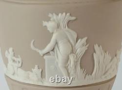 Wedgwood Jasperware Flower Fluted Vase 6 Inch