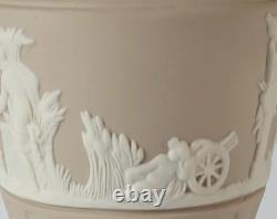 Wedgwood Jasperware Flower Fluted Vase 6 Inch