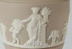 Wedgwood Jasperware Flower Fluted Vase 6 Inch