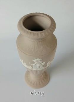 Wedgwood Jasperware Flower Fluted Vase 6 Inch