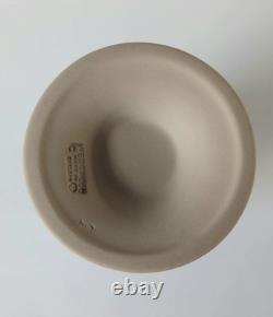 Wedgwood Jasperware Flower Fluted Vase 6 Inch