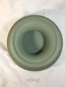 Wedgwood Jasperware Green 8.5 Inch FOOTED BOWL/COMPOTE