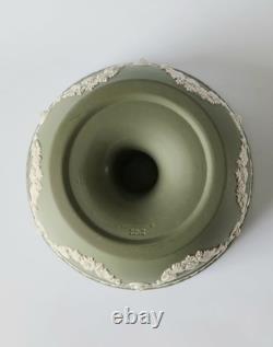 Wedgwood Jasperware Green Bowl Lions Head And Garland