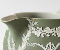 Wedgwood Jasperware Green Jug Antique