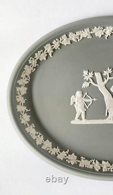 Wedgwood Jasperware Grey Tray Cupid and Psyche