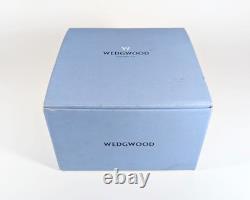 Wedgwood Jasperware Library Collection Cane Yellow Black Basalt Oval Column Box