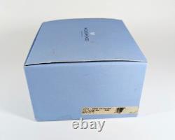 Wedgwood Jasperware Library Collection Cane Yellow Black Basalt Oval Column Box