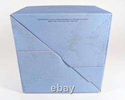 Wedgwood Jasperware Library Collection Cane Yellow Black Basalt Oval Column Box