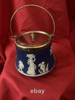 Wedgwood Jasperware Lidded Pot. For Jewellery, Keepsakes, Food, Anything At All