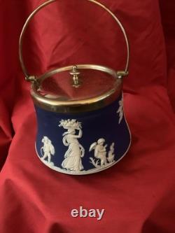 Wedgwood Jasperware Lidded Pot. For Jewellery, Keepsakes, Food, Anything At All