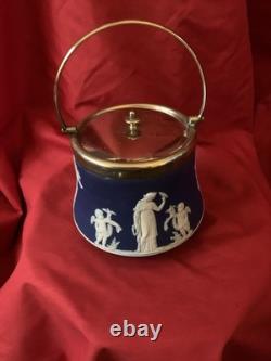 Wedgwood Jasperware Lidded Pot. For Jewellery, Keepsakes, Food, Anything At All