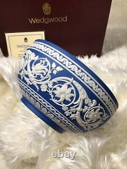 Wedgwood Jasperware Limited Edition Only100 In Royal Blue Jasper Dip(Boxed+COA)