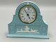 Wedgwood Jasperware Mantle Clock Rare Colour