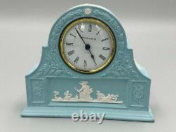 Wedgwood Jasperware Mantle Clock Rare Colour