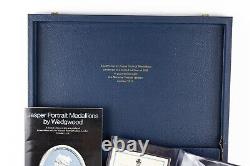 Wedgwood Jasperware National Portrait Gallery Medallion Collection Set 137/200