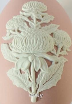 Wedgwood Jasperware Pink Australian Waratah Egg Trinket Box