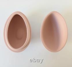 Wedgwood Jasperware Pink Australian Waratah Egg Trinket Box