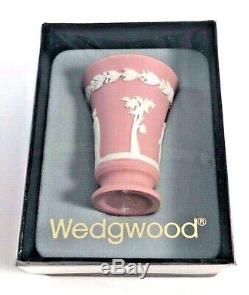 Wedgwood Jasperware Pink Mini Tea Coffee Set In Original Boxes! 15 Pieces WOW
