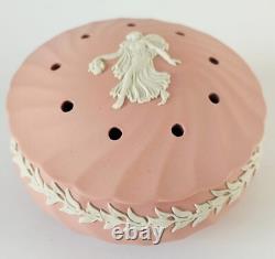 Wedgwood Jasperware Pink PotPourri Dish Dancing Hours