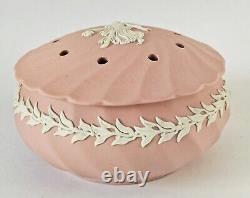 Wedgwood Jasperware Pink PotPourri Dish Dancing Hours