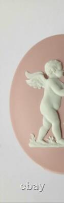 Wedgwood Jasperware Pink Trinket Box Cherub