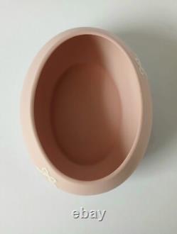 Wedgwood Jasperware Pink Trinket Box Cherub