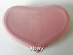 Wedgwood Jasperware Pink Trinket Box Group With Cage