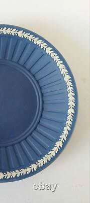 Wedgwood Jasperware Portland Blue Coffee Cups & Saucers Boxed Lady Templetown