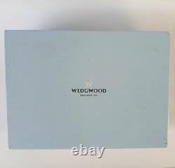 Wedgwood Jasperware Portland Blue Coffee Cups & Saucers Boxed Lady Templetown