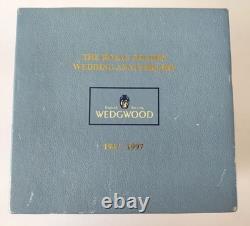 Wedgwood Jasperware Portland Blue Loving Mug Royal Golden Wedding Boxed