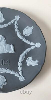 Wedgwood Jasperware Portland Blue Plate Mitsukoshi 2004 Boxed