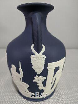 Wedgwood Jasperware Portland Vase Cobalt/Dark Blue EC 6 Made In England