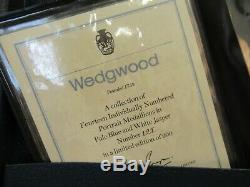 Wedgwood Jasperware Portrait Medallions Boxed Set of 14 Issued Oct 1973 121/200