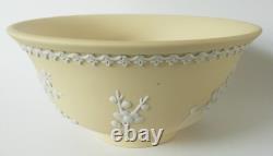 Wedgwood Jasperware Primrose Yellow Footed Bowl Prunus