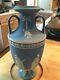 Wedgwood Jasperware Rare Pale Blue 8 Urn Vase Trophy Handles Pre-1890 Nice