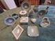Wedgwood Jasperware Sage Green Collection, 13 Pieces, Vintage English Pottery