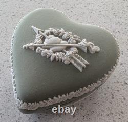 Wedgwood Jasperware Sage Green Collection, 13 Pieces, Vintage English Pottery