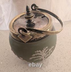 Wedgwood Jasperware Sage Green Collection, 13 Pieces, Vintage English Pottery