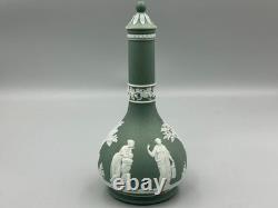 Wedgwood Jasperware Sage Green Liqueures Bottle with Stopper