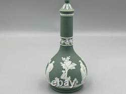 Wedgwood Jasperware Sage Green Liqueures Bottle with Stopper