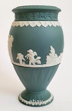 Wedgwood Jasperware Spruce Green Bountiful Vase