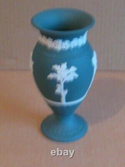 Wedgwood Jasperware Spruce Green Vase