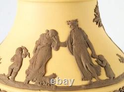 Wedgwood Jasperware Taupe on Cane Etruscan Water Jug