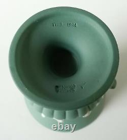 Wedgwood Jasperware Teal Green Grecian Urn Vase