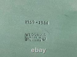Wedgwood Jasperware Teal Green Trinket Box Heart Ulysses Staying the Chariot Wedgwood Jasperware Teal Green Trinket Box Heart Ulysses Staying the Chariot