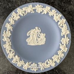 Wedgwood Jasperware Teal, Grey, Pink, Blue Decorative Plates VGC